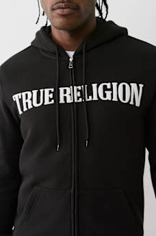 PUFF PRINT LOGO ZIP HOODIE, image 4