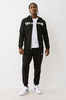 PUFF PRINT LOGO ZIP HOODIE, image 6