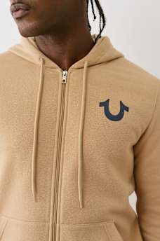 STUDDED RETRO LOGO ZIP HOODIE, image 4