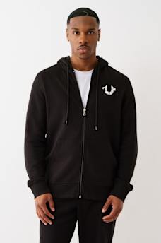 METALLIC BUDDHA ZIP HOODIE, image 2