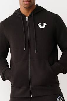METALLIC BUDDHA ZIP HOODIE, image 3