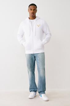 METALLIC BUDDHA ZIP HOODIE, image 6