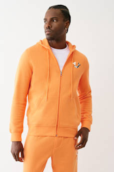 METALLIC BUDDHA ZIP HOODIE, image 2