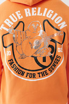 METALLIC BUDDHA ZIP HOODIE, image 5
