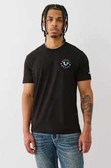 TRUE RELIGION STACKED LOGO TEE, image 2
