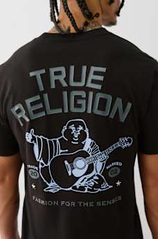 TRUE RELIGION STACKED LOGO TEE, image 1