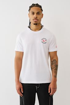 TRUE RELIGION STACKED LOGO TEE, image 3
