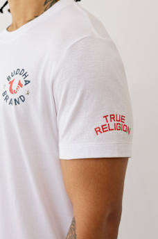 TRUE RELIGION STACKED LOGO TEE, image 5