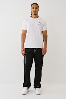 TRUE RELIGION STACKED LOGO TEE, image 7