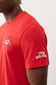 TRUE RELIGION STACKED LOGO TEE, image 4