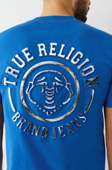 EMBOSSED EMBLEM LOGO TEE, image 1