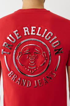 EMBOSSED EMBLEM LOGO TEE, image 1