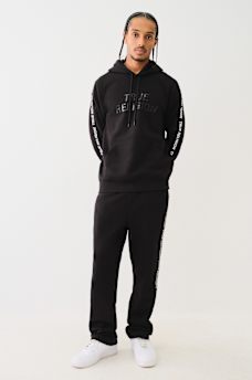 TRUE RELIGION TAPING PULLOVER HOODIE, image 5
