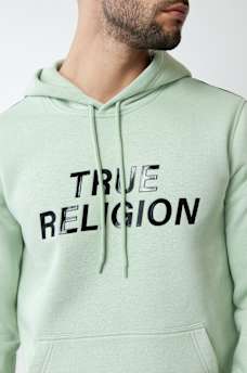 TRUE RELIGION TAPING PULLOVER HOODIE, image 3