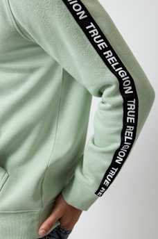 TRUE RELIGION TAPING PULLOVER HOODIE, image 4