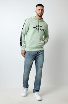 TRUE RELIGION TAPING PULLOVER HOODIE, image 6