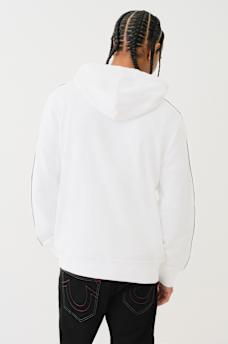 TRUE RELIGION TAPING PULLOVER HOODIE, image 4