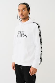 TRUE RELIGION TAPING PULLOVER HOODIE, image 5