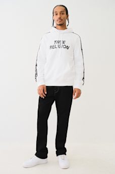 TRUE RELIGION TAPING PULLOVER HOODIE, image 6