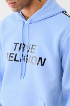 TRUE RELIGION TAPING PULLOVER HOODIE, image 2
