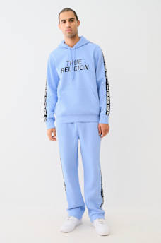 TRUE RELIGION TAPING PULLOVER HOODIE, image 5