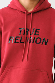 TRUE RELIGION TAPING PULLOVER HOODIE, image 2