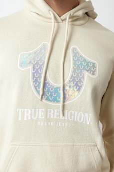 METALLIC HORSESHOE HOODIE, image 1