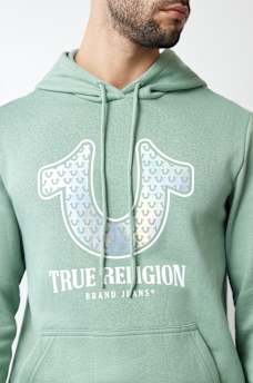 METALLIC HORSESHOE HOODIE, image 1