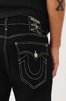 RICKY FLAP FRAYED HEM DENIM SHORT