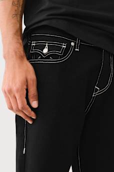 RICKY FLAP FRAYED HEM DENIM SHORT