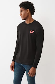 FOIL HORSESHOE LONG SLEEVE TEE, image 3