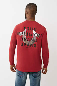 FOIL HORSESHOE LONG SLEEVE TEE, image 1
