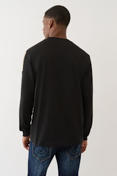 METALLIC BUDDHA LONG SLEEVE TEE, image 4