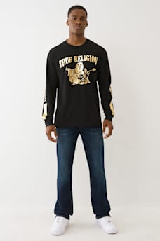 METALLIC BUDDHA LONG SLEEVE TEE, image 6