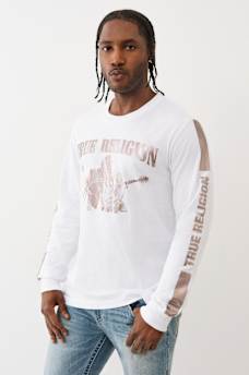 METALLIC BUDDHA LONG SLEEVE TEE, image 3