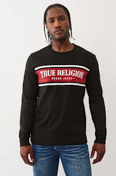TRI PANEL LONG SLEEVE TEE, image 1