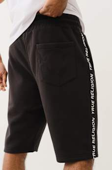 SILICONE LOGO TAPING SWEAT SHORT, image 2