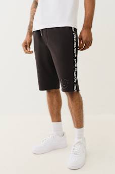 SILICONE LOGO TAPING SWEAT SHORT, image 3