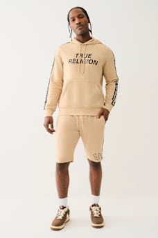SILICONE LOGO TAPING SWEAT SHORT, image 3