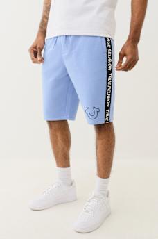 SILICONE LOGO TAPING SWEAT SHORT, image 1