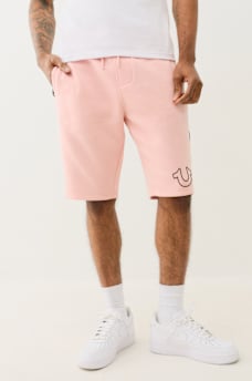 SILICONE LOGO TAPING SWEAT SHORT, image 3