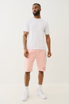 SILICONE LOGO TAPING SWEAT SHORT, image 4