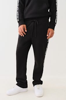 TRUE RELIGION TAPING STRAIGHT LEG SWEAT PANT, image 5
