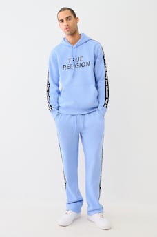 TRUE RELIGION TAPING STRAIGHT LEG SWEAT PANT, image 3