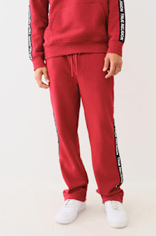 TRUE RELIGION TAPING STRAIGHT LEG SWEAT PANT, image 5