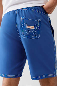 STITCHED HORSESHOE BOARD SHORTS 9”, image 2