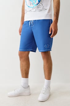 STITCHED HORSESHOE BOARD SHORTS 9”, image 6
