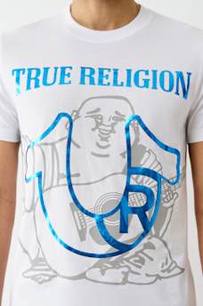REGISTERED HORSESHOE METALLIC BUDDHA TEE, image 2