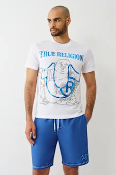 REGISTERED HORSESHOE METALLIC BUDDHA TEE, image 1