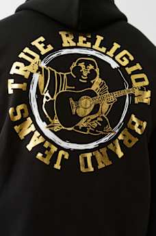 METALLIC LOGO ZIP HOODIE, image 5